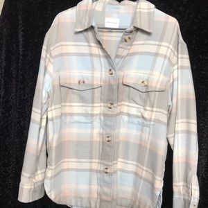 American Eagle Plaid Top